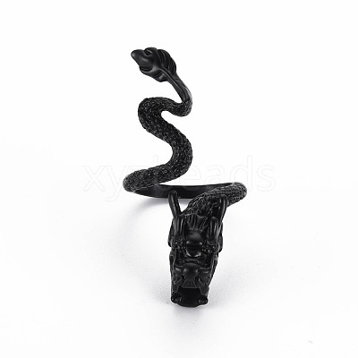 Men's Alloy Cuff Finger Rings RJEW-N029-034B-1