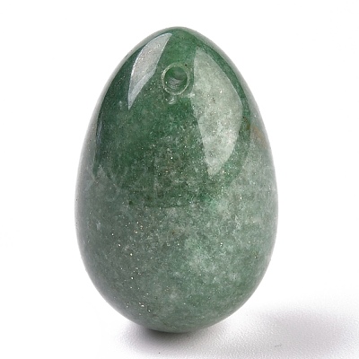Natural Green Aventurine Pendants G-P438-E-02-1