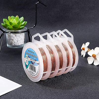 Round Bare Copper Wire for Jewelry Making CWIR-BC0002-16B-1