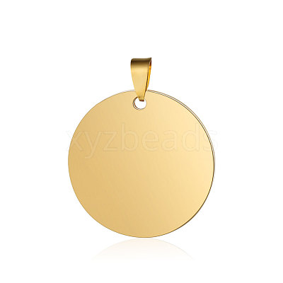 Ion Plating(IP) 304 Stainless Steel Pendants STAS-I311-05C-G-1