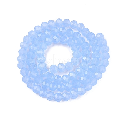 Glass Beads Strands EGLA-A044-J6mm-D03-1