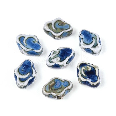 Handmade Porcelain Beads PORC-T133-30H-1