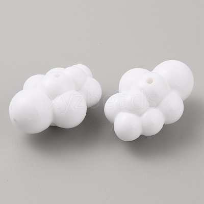 Opaque Acrylic Beads SACR-TAC0005-04A-1