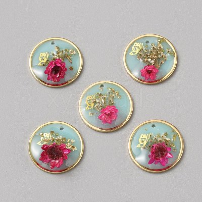Resin Pendants RESI-TAC0010-96B-1