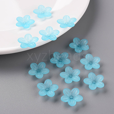 Frosted Acrylic Bead Caps MACR-S371-08A-755-1