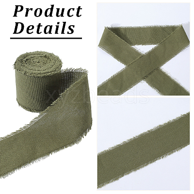 3 Rolls 3 Colors Cotton Ribbon OCOR-GF0005-33B-1