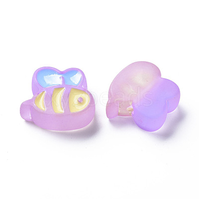 Transparent Acrylic Beads MACR-S374-06B-03-1