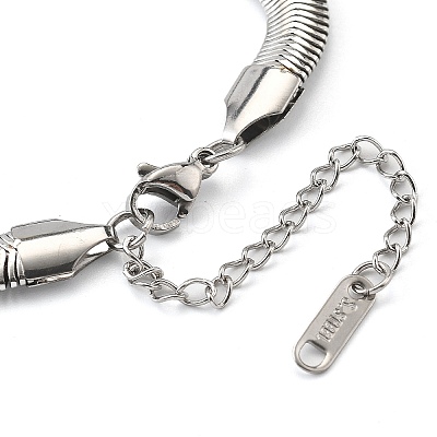 304 Stainless Steel Bracelets BJEW-R003-05P-01-1