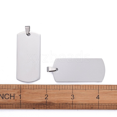 Tarnish Resistant 304 Stainless Steel Big Pendants STAS-I140-19B-S-1
