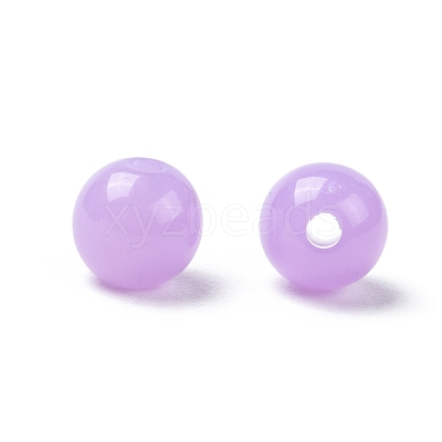 Fluorescent Acrylic Beads MACR-R517-6mm-09-1