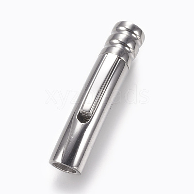 Tarnish Resistant 304 Stainless Steel Bayonet Clasps STAS-O114-050B-P-1
