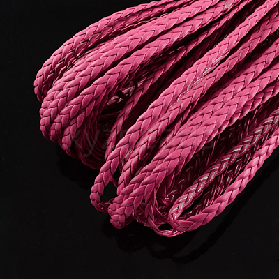 Braided Imitation Leather Cords LC-S002-5mm-13-1