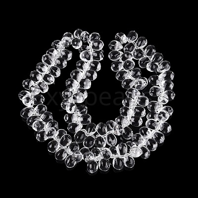 Transparent Glass Beads Strands X-GL-N005-02A-A01-1