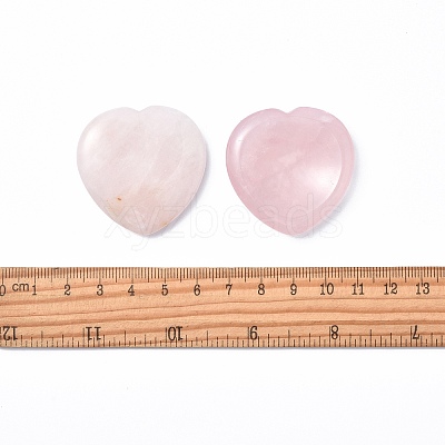 Natural Rose Quartz Thumb Worry Stone G-N0325-01H-1