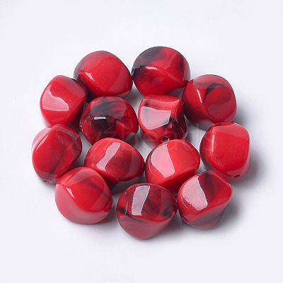 Acrylic Beads OACR-T007-08K-1