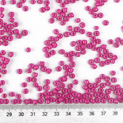 Baking Paint Glass Seed Beads SEED-US0003-4mm-K24-1