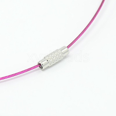 Steel Wire Necklace Cord X-TWIR-SW001-18-1
