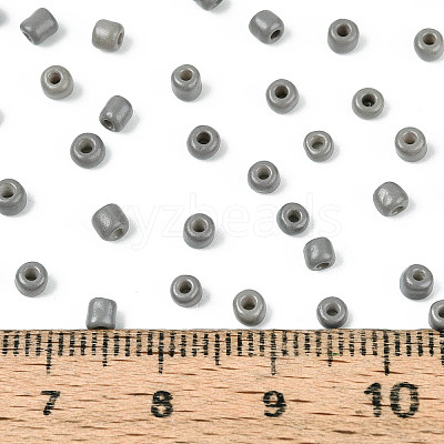8/0 Baking Paint Glass Round Seed Beads SEED-S036-01B-09-1