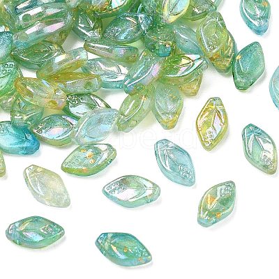 UV Plating Transparent Acrylic Beads AC-CBA81FF-08B-1