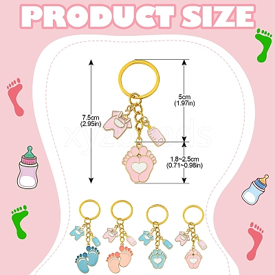 Alloy Enamel Keychain KEYC-YW00023-01-1
