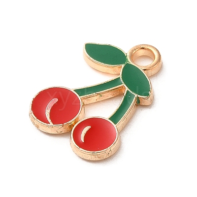 Alloy Enamel Pendants ENAM-E064-25KCG-09-1