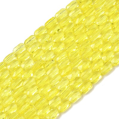 Transparent Glass Beads Strands GLAA-Z018-C24-1