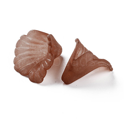 Transparent Acrylic Bead Caps PL551-C06-1