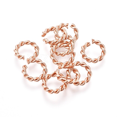 304 Stainless Steel Open Jump Rings STAS-E484-71F-RG-1