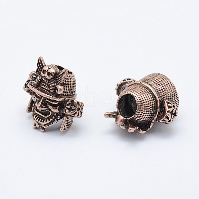 Brass Devil Beads KK-P130-061R-NR-1