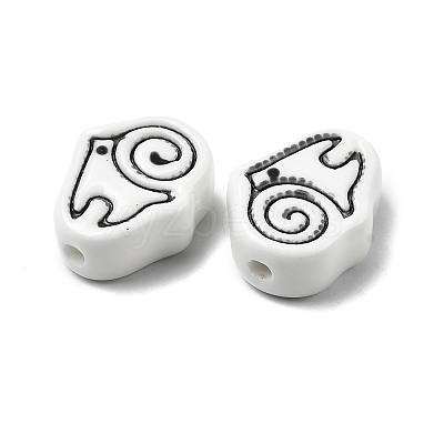 Handmade Porcelain Beads PORC-Z004-01F-1