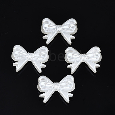ABS Plastic Imitation Pearl Beads OACR-N008-131-1