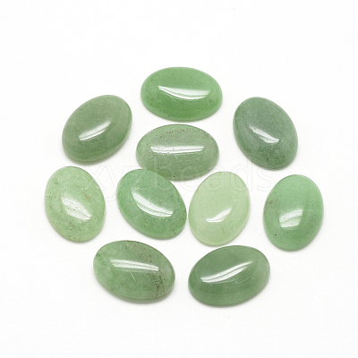 Natural Green Aventurine Cabochons X-G-R415-18x25-43-1