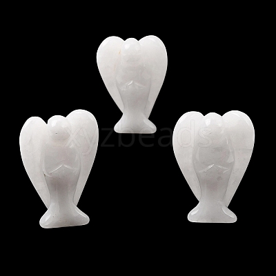 Natural White Jade Angel Figurine DJEW-N006-01A-02-1