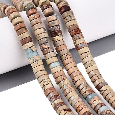 Natural Shoushan Stone Beads Strands G-N367-03A-06-1