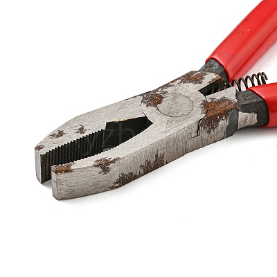 (Defective Closeout Sale: Rusty) Iron Flat Nose Pliers TOOL-XCP0001-90-1