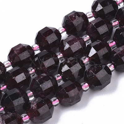 Natural Garnet Beads Strands G-R462-02-1