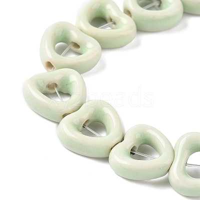 Handmade Porcelain Beads Strands PORC-Z002-01K-1