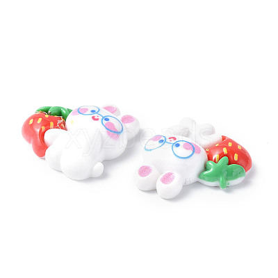 Opaque Resin Cabochons CRES-P023-06C-1