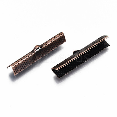 Iron Ribbon Crimp Ends IFIN-R228-09R-1