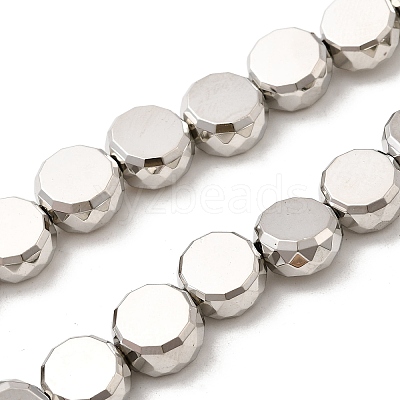 Electroplate Glass Beads Strands EGLA-F166-04C-P-1