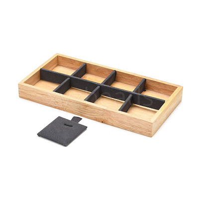 Wood Covered with Microfiber Pendant Display Stands NDIS-F003-02B-1