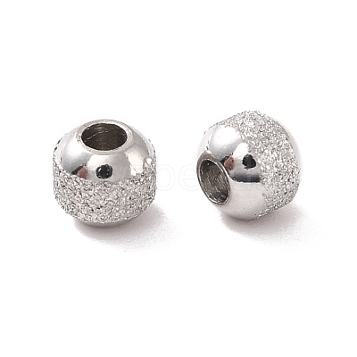 Non-Tarnish Textured 304 Stainless Steel Beads STAS-P306-01A-P-1