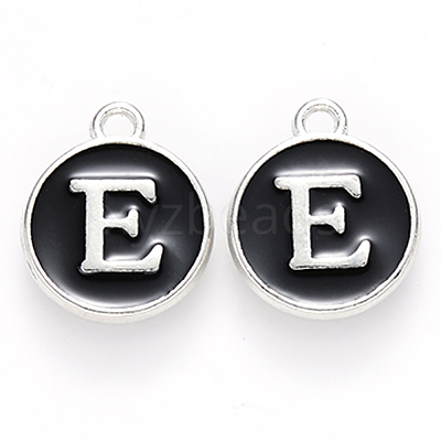 Platinum Plated Alloy Charms LS-ENAM-S118-02E-P-1