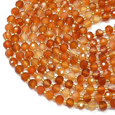 Natural Carnelian Beads Strands G-K389-E15-01-1