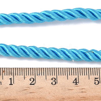5MM Nylon Twisted Cord Necklace Making FIND-G096-01G-07-1