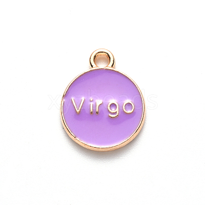 Alloy Enamel Pendants ENAM-S124-01A-01B-1