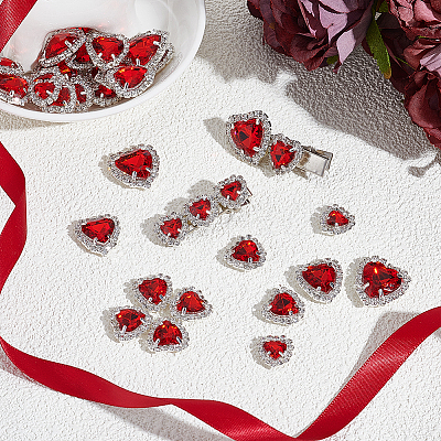 40Pcs 4 Styles Acrylic Sew on Rhinestones GACR-GA0001-05-1
