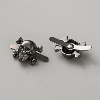 Skull Alloy Decorative Brads FIND-WH0519-98B-1