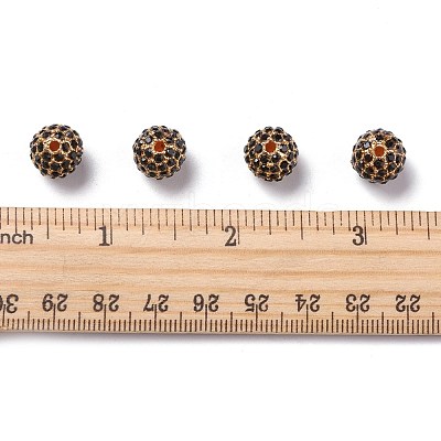 Alloy Rhinestone Beads RB-A034-10mm-A02G-1