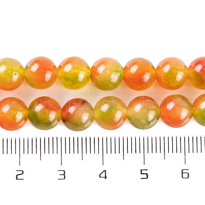 Natural Malaysia Jade Beads Strands G-A146-8mm-C14-1